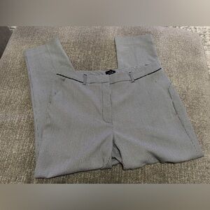Women’s White House Black Market The Slim Ankle Pants Size 12 Black And White